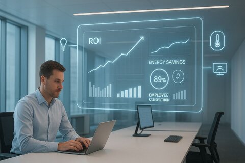 بهینه‌سازی فضاهای اداری با استفاده از فناوری‌های کنترل و تحلیل داده