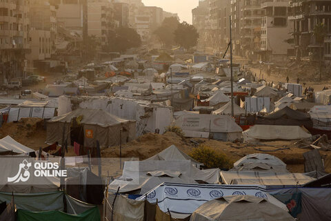 کمبود چادر و غذا؛ تصاویری دردناک از غزه با نزدیک شدن زمستان