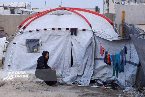 کمبود چادر و غذا؛ تصاویری دردناک از غزه با نزدیک شدن زمستان