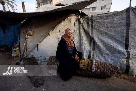 کمبود چادر و غذا؛ تصاویری دردناک از غزه با نزدیک شدن زمستان