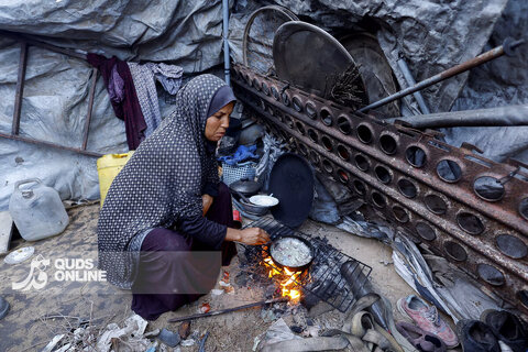 کمبود چادر و غذا؛ تصاویری دردناک از غزه با نزدیک شدن زمستان