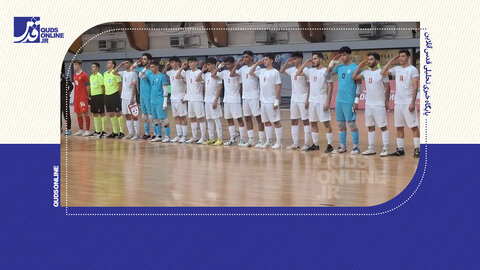 سلام نظامی بازیکنان تیم ملی فوتسال