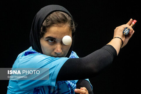 عکس روز | در حاشیه مسابقات تنیس روی میز بانوان در بازیهای کشورهای اسلامی ۲۰۲۵ ریاض