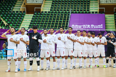 تک عکس | سلام نظامی بازیکنان تیم ملی فوتسال