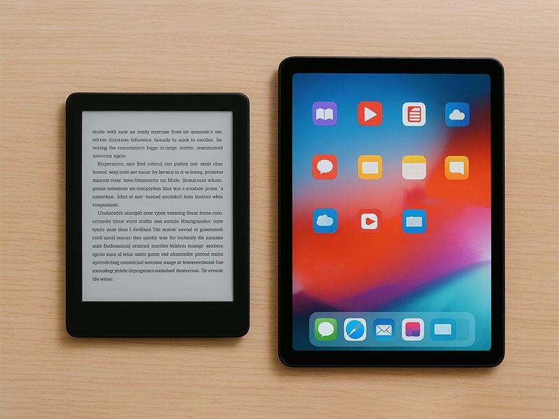 درباره تفاوت کتابخوان و تبلت بیشتر بدانید