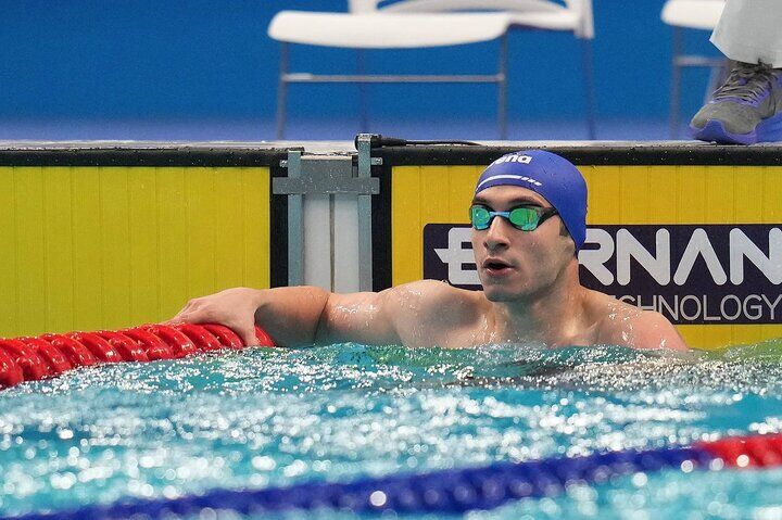 هومر عباسی  به فینال ماده ۱۰۰ متر کرال پشت رسید