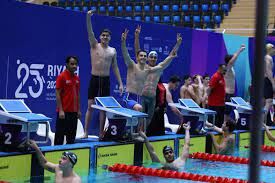 شنای ایران در بخش تیمی به مدال برنز رسید