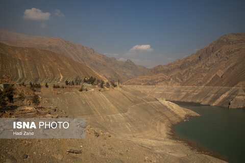 عکس روز | وضعیت سد امیرکبیر