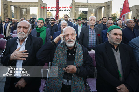 آیین رونمایی گذر هنری و افتتاحیه همایش پیرغلامان حسینی