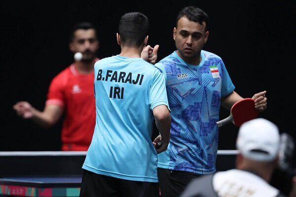 بازی‌های کشورهای اسلامی / صعود تیم دوبل تنیس‌روی‌میز مردان ایران به یک‌چهارم‌نهایی