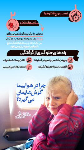 اینفوگرافیک | چرا در هواپیما گوشهایمان میگیرد؟