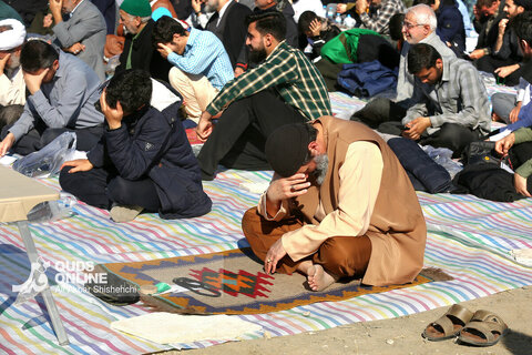 اقامه نماز طلب باران در مشهد