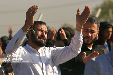 اقامه نماز طلب باران در مشهد