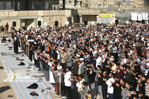 اقامه نماز طلب باران در مشهد