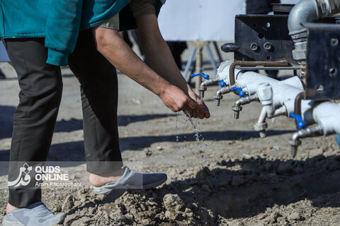 اقامه نماز طلب باران در مشهد