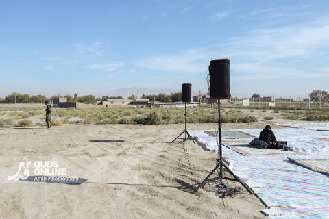 اقامه نماز طلب باران در مشهد