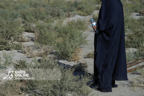 اقامه نماز طلب باران در مشهد