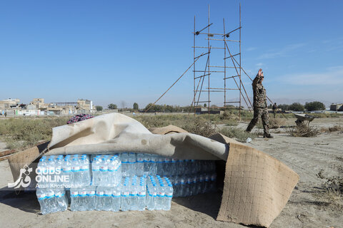 اقامه نماز طلب باران در مشهد
