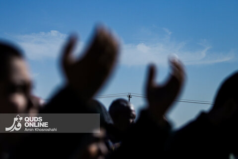 اقامه نماز طلب باران در مشهد