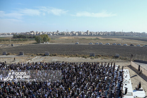 اقامه نماز طلب باران در مشهد