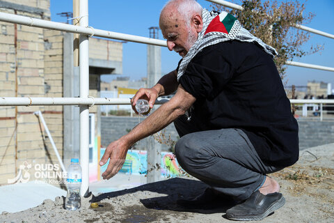 اقامه نماز طلب باران در مشهد