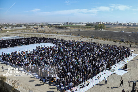 اقامه نماز طلب باران در مشهد