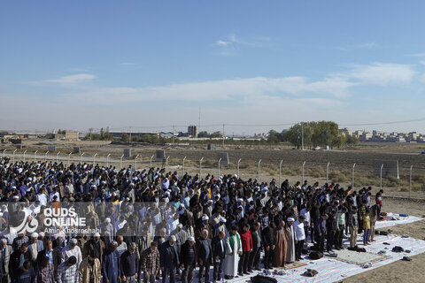 اقامه نماز طلب باران در مشهد