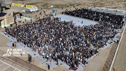 اقامه نماز طلب باران در مشهد