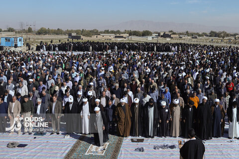 اقامه نماز طلب باران در مشهد