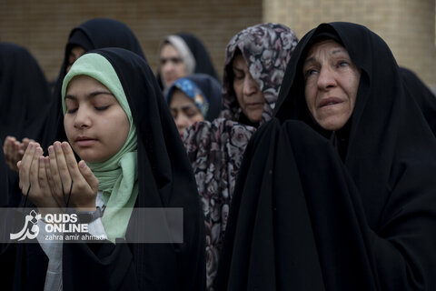 اقامه نماز باران در حرم شاه عبدالعظیم حسنی (ع)