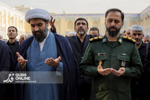 اقامه نماز باران در حرم شاه عبدالعظیم حسنی (ع)