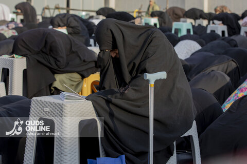 اقامه نماز باران در حرم شاه عبدالعظیم حسنی (ع)