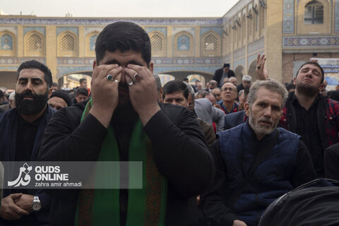 اقامه نماز باران در حرم شاه عبدالعظیم حسنی (ع)