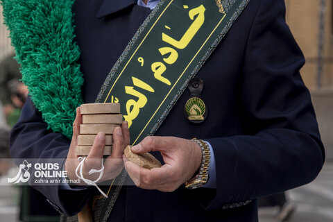 اقامه نماز باران در حرم شاه عبدالعظیم حسنی (ع)