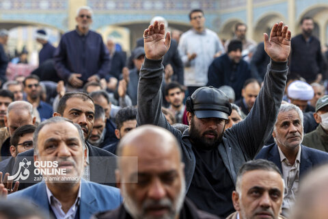 اقامه نماز باران در حرم شاه عبدالعظیم حسنی (ع)