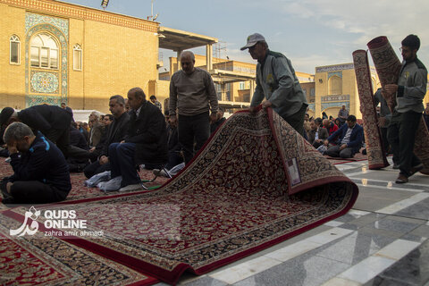 اقامه نماز باران در حرم شاه عبدالعظیم حسنی (ع)