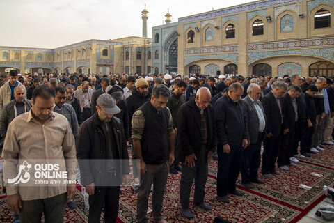 اقامه نماز باران در حرم شاه عبدالعظیم حسنی (ع)