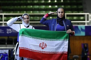 طلای بانوی تکواندوکار ایران در ریاض