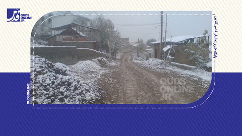 برف پاییزی در سلماس