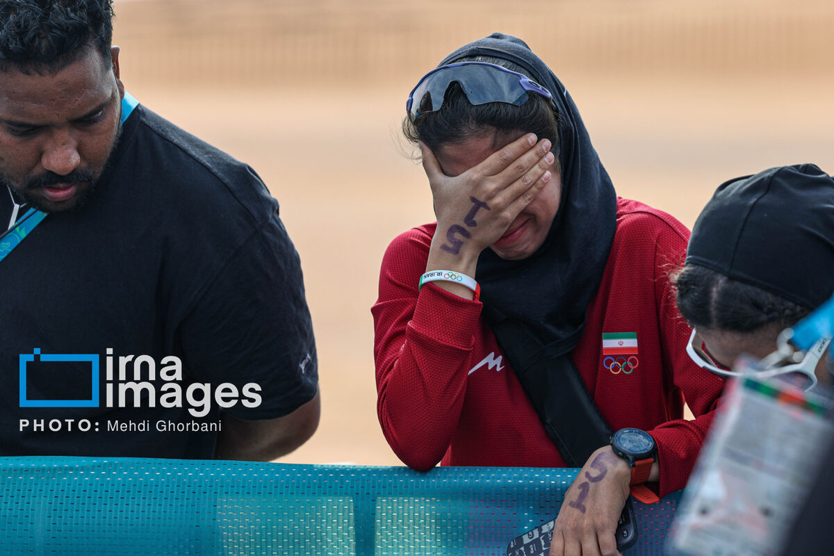 ناراحتی دوندگان ایرانی پس از عدم کسب نتیجه در مسابقات دو بازی‌های کشورهای اسلامی