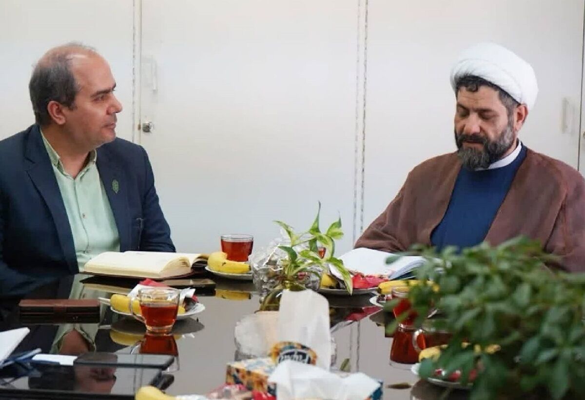 دیدار مسئول نهاد نمایندگی مقام معظم رهبری در دانشگاه‌های خراسان رضوی با رئیس دانشگاه بین‌المللی امام رضا(ع)