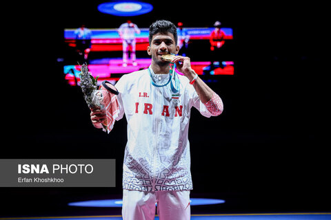 عکس روز | طلایی شدن ووشوکاران ایران در بازیهای کشورهای اسلامی