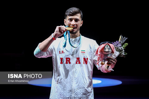 عکس روز | طلایی شدن ووشوکاران ایران در بازیهای کشورهای اسلامی