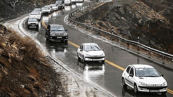 ترافیک و بارش در جاده‌ها/ آخرین وضعیت محورهای مواصلاتی