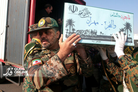 گزارش تصویری | مراسم استقبال از پیکر مطهر 13 شهید گمنام - فرودگاه شهید هاشمی‌نژاد مشهد