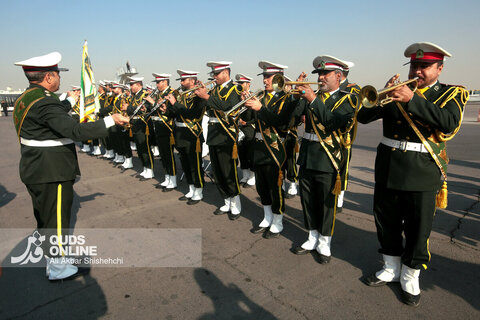 گزارش تصویری | مراسم استقبال از پیکر مطهر 13 شهید گمنام - فرودگاه شهید هاشمی‌نژاد مشهد