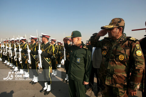 گزارش تصویری | مراسم استقبال از پیکر مطهر 13 شهید گمنام - فرودگاه شهید هاشمی‌نژاد مشهد