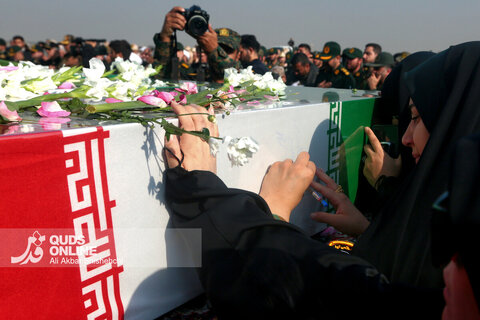 گزارش تصویری | مراسم استقبال از پیکر مطهر 13 شهید گمنام - فرودگاه شهید هاشمی‌نژاد مشهد