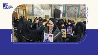 فیلم | آیین سیاه‌پوشی حرم مطهر رضوی با حضور مادران معظم شهدا