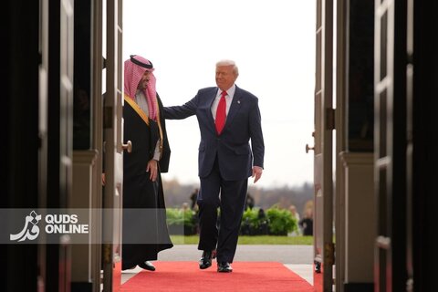 مراسم استقبال از محمد بن سلمان در کاخ سفید